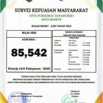 HASIL SURVEY KEPUASAN MASYARAKAT PERIODE MARET-JUNI 2023